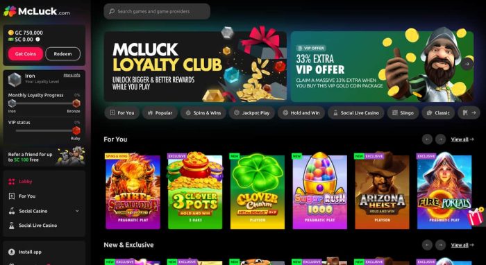 McLuck Casino – Easiest Switch for Pulsz Players