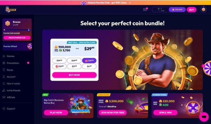 Funrize Casino – Casual, Mission-Based Pulsz Alternative