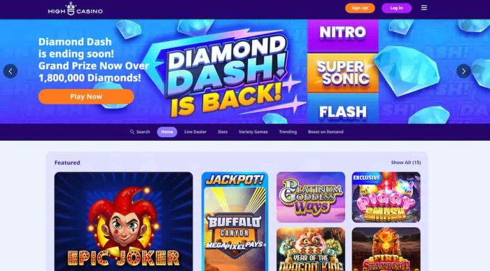 High 5 Casino – Biggest Game Variety and Rare Live Dealer