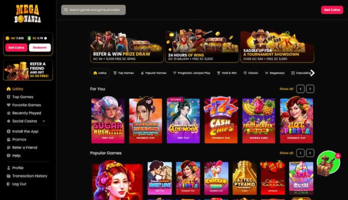 MegaBonanza – Best New Pulsz-Style Slot Site