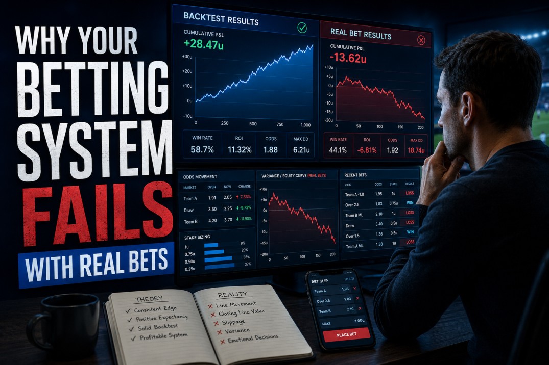 Why Your Betting System Fails With Real Bets