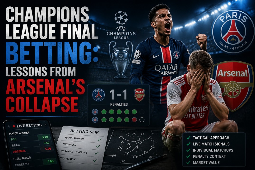 Champions League Final Betting: Lessons From Arsenal’s Collapse
