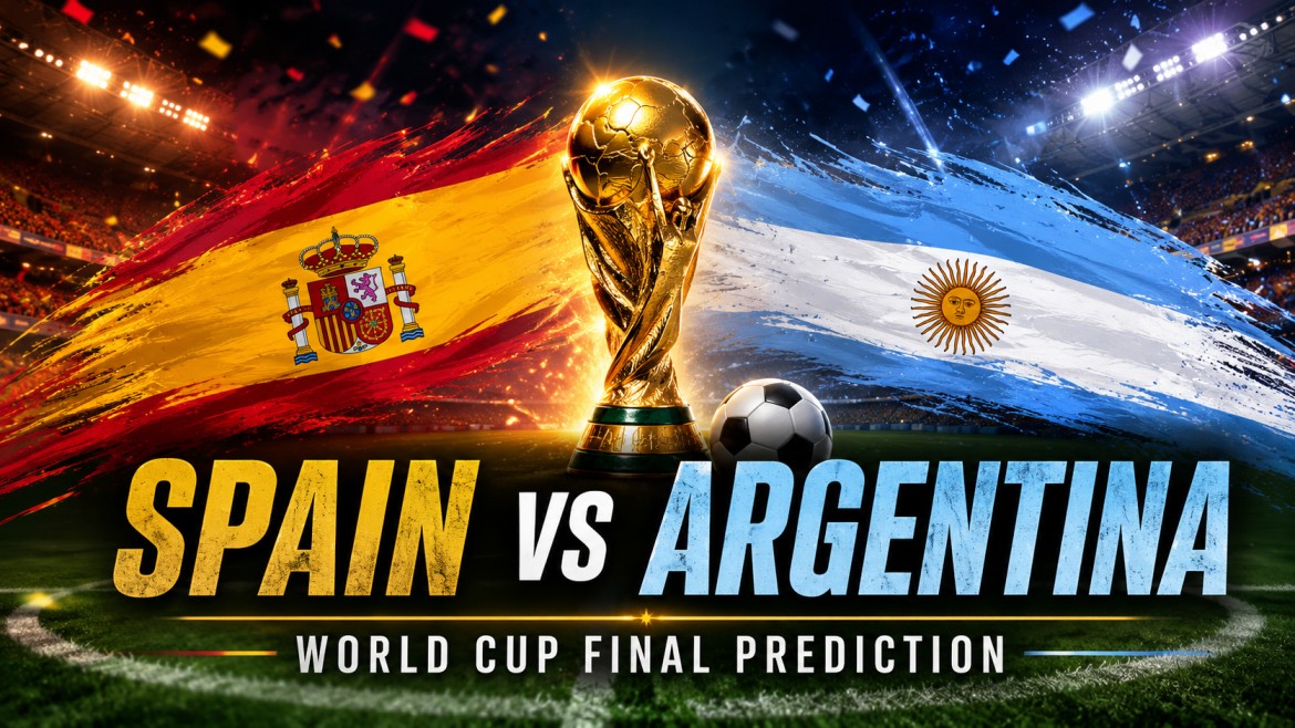 Spain vs Argentina World Cup final prediction 2026