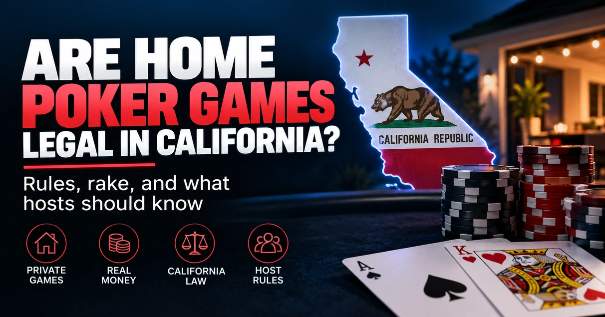Are home poker games legal in California